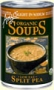 soupe, pois cassés faible en sodium (conserve) 