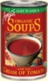 soupe aux tomate, faible en sodium (conserve) 